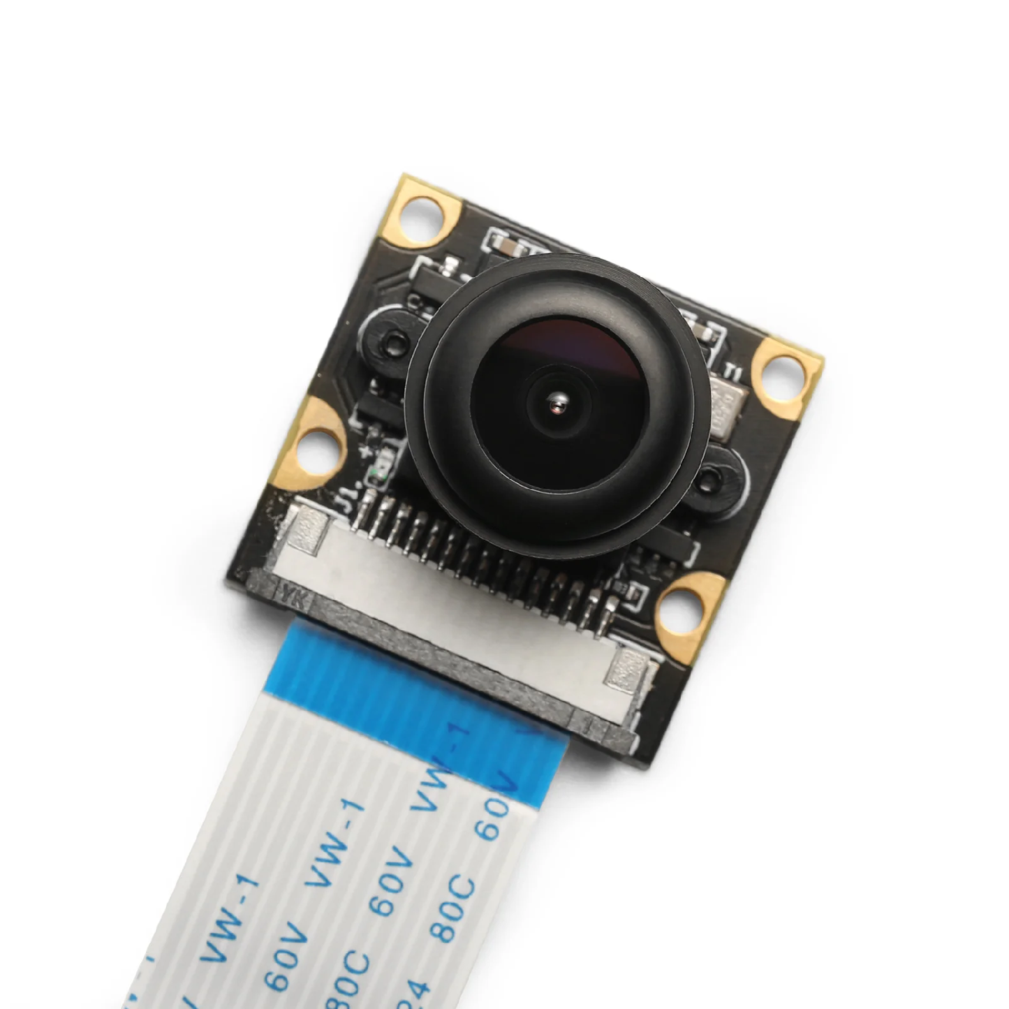 Raspberry Pi Fisheye Camera 5MP Wide Angle Camera 160° 15-Pin Pi Camera MIPI Interface Raspberry Pi Camera for Raspberry Pi 2/3/4/B/B+/Zero/W/2W - RP206