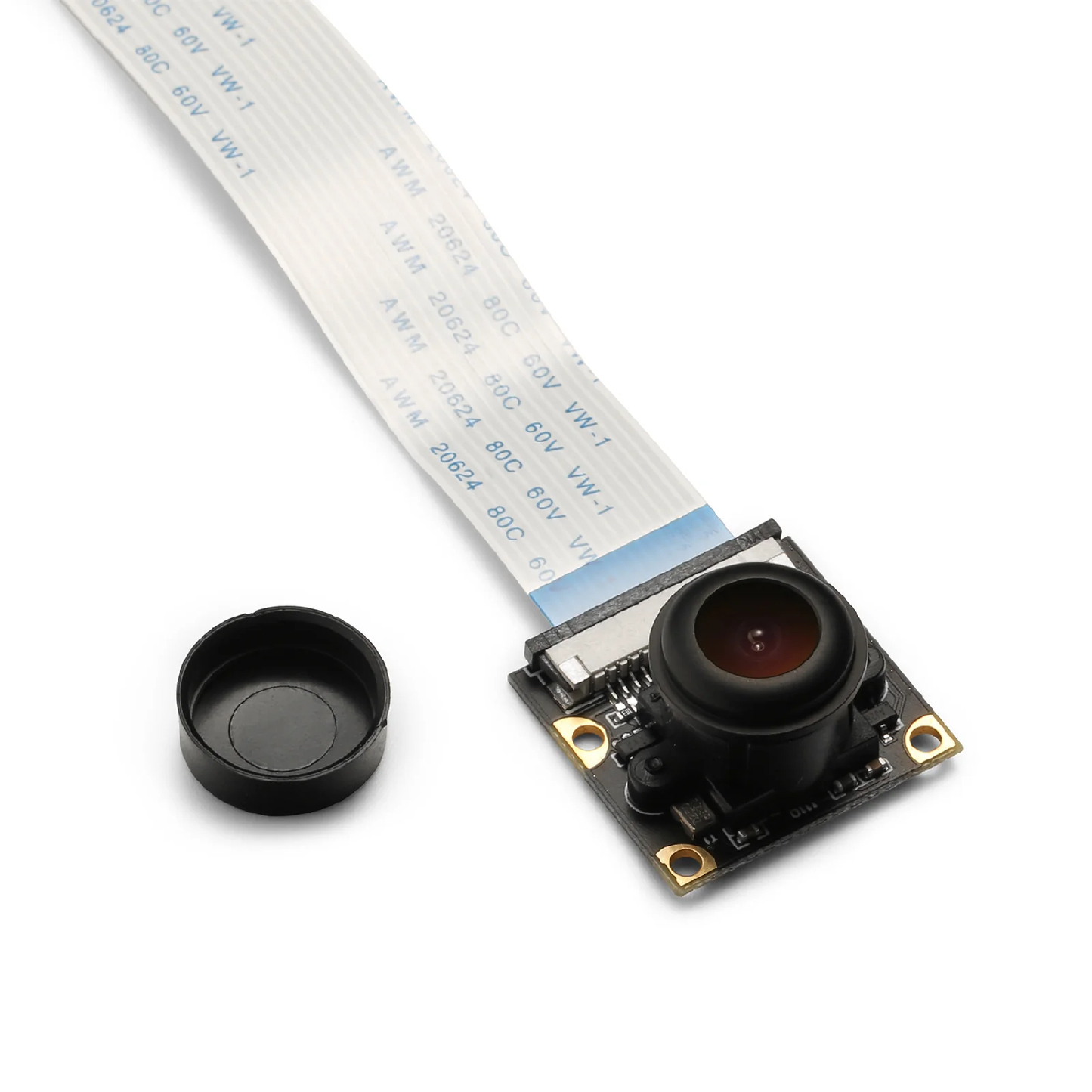 Raspberry Pi Fisheye Camera 5MP Wide Angle Camera 160° 15-Pin Pi Camera MIPI Interface Raspberry Pi Camera for Raspberry Pi 2/3/4/B/B+/Zero/W/2W - RP206