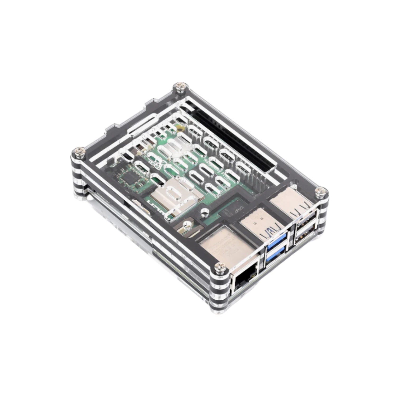 RPI 5 Active Cooler Supports Acrylic Case 