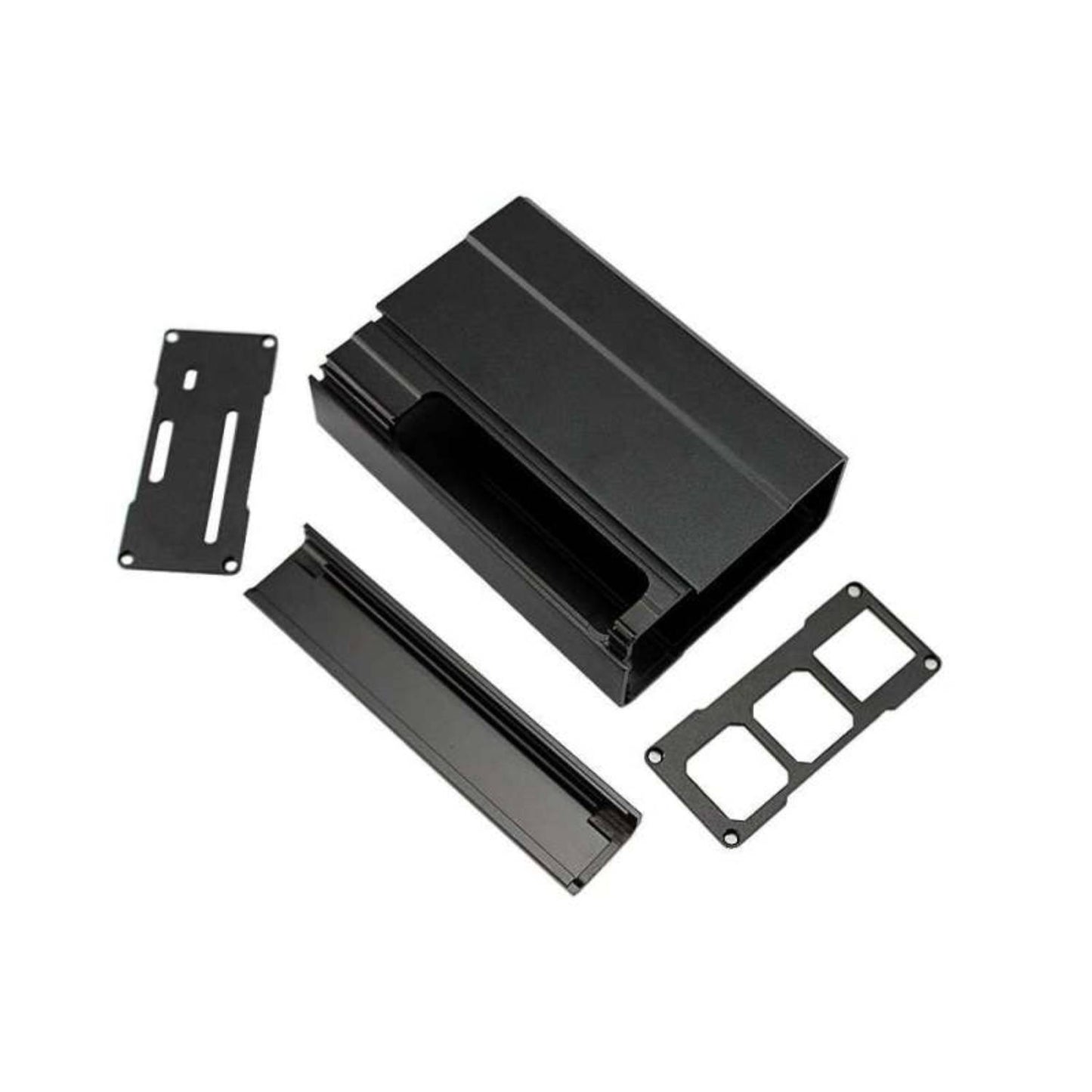 Raspberry Pi 3 Aluminum Case Metal Case for Raspberry Pi Metal Enclosure for Raspberry Pi 3 Model B/B+/Pi 2 - Black - RS079