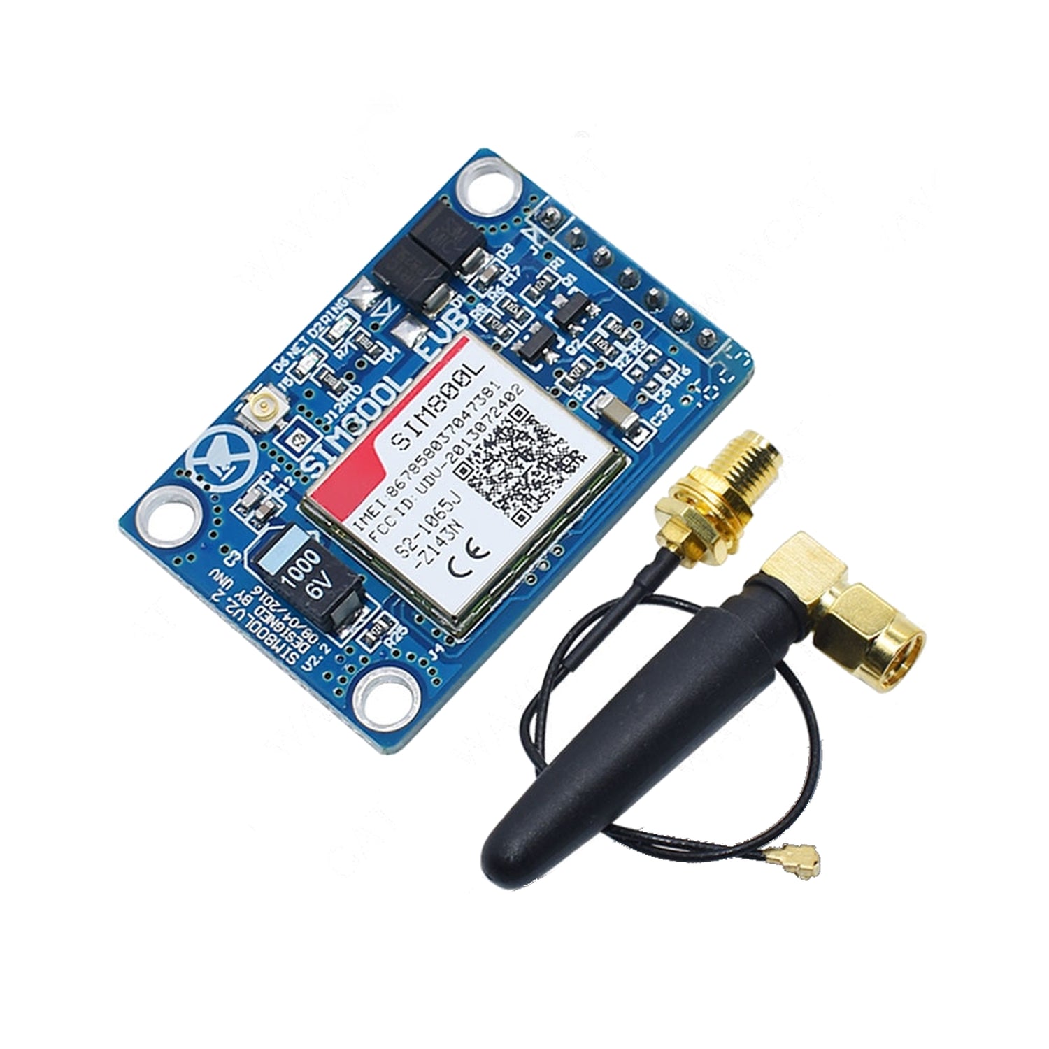 GSM GPRS Module SIM800L V2.0 5V Wireless GSM GPRS Module Quad-Band W/ Antenna Cable Cap M105 - RS1068/RS4079 - REES52