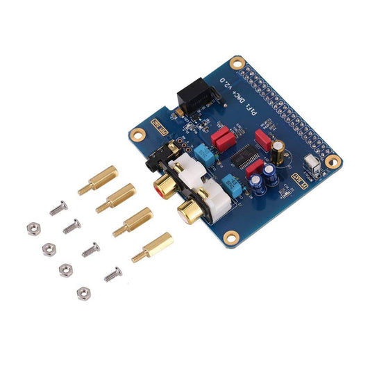 Raspberry Pi HiFi DAC+ Sound Card I2S DAC+ Audio Card HIFI DAC Audio Card Module Digital Sound Module for Raspberry Pi 3/ 2 Model B/ B+ - RS112