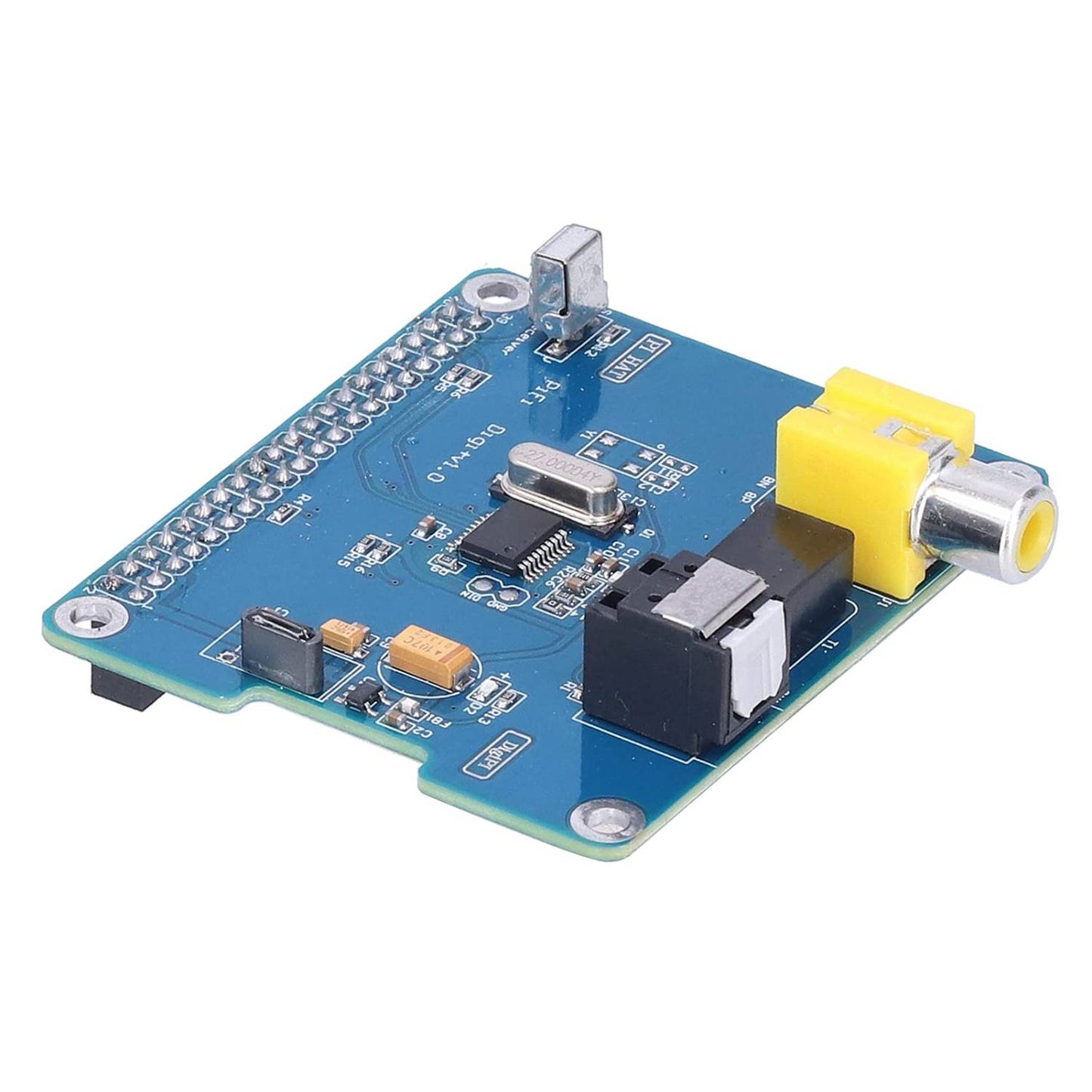 Raspberry Pi HiFi DiGi+ DAC Audio DAC Digital Sound Card I2S HiFi Audio Board High-Quality Audio Card I2S SPDIF Optical Fiber RCA for Raspberry Pi 4/3/2 - RS113