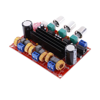 DC12V-24V TPA3116D2 Amplifier Board 2.1 Channel Amplifier Module 2x50W+100W Subwoofer Speaker Amplifiers Digital Audio Amplifier Board Subwoofer Amplifier Module for Car Audio - RS1197