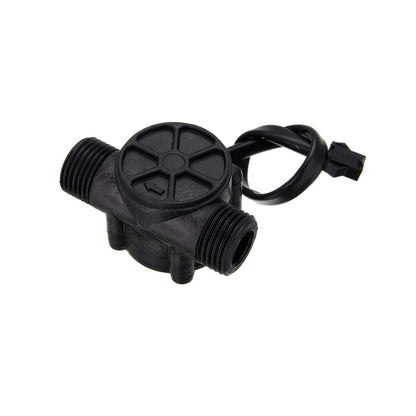 YF-S201 Water Flow Sensor Water Flow Measurement Sensor with 1-30Liter/min Flow Rate - Black - RS1300 - REES52