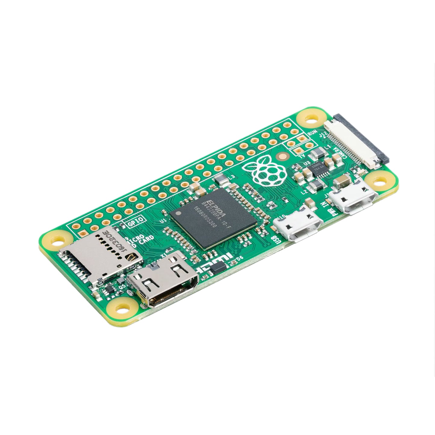 Raspberry Pi Zero V1.3 Single-Core CPU Support Micro USB Power, Camera And Micro SD Card - RS1402 - REES52