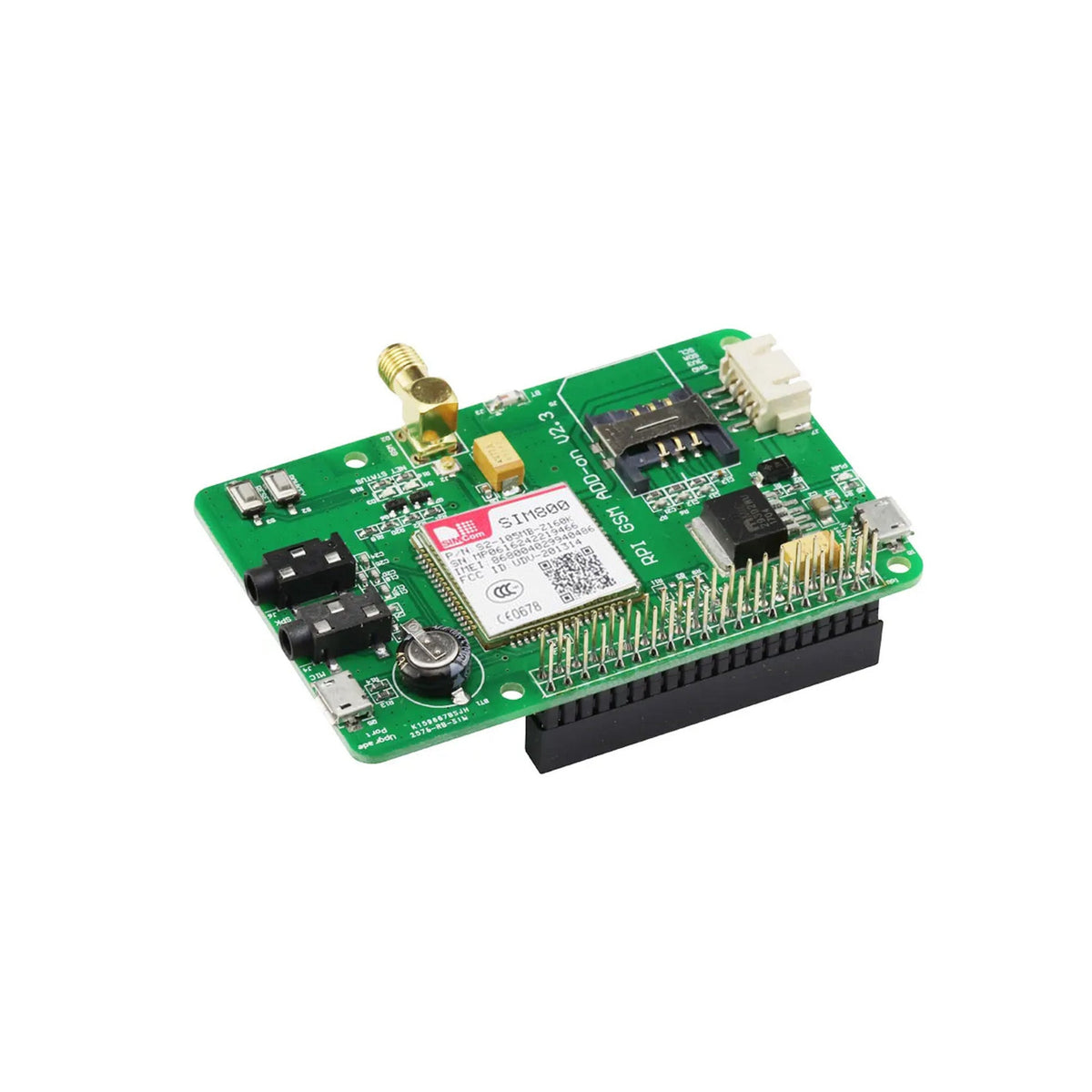 Sim Raspberry Modules Raspberry PI 3 SIM800 GSM/GPRS Module SIM800 GSM GPRS Expansion Board ...