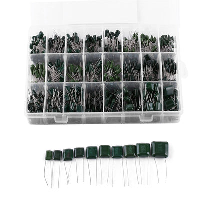 660 Pieces Mylar Polyester Film Capacitor Assortment Kit