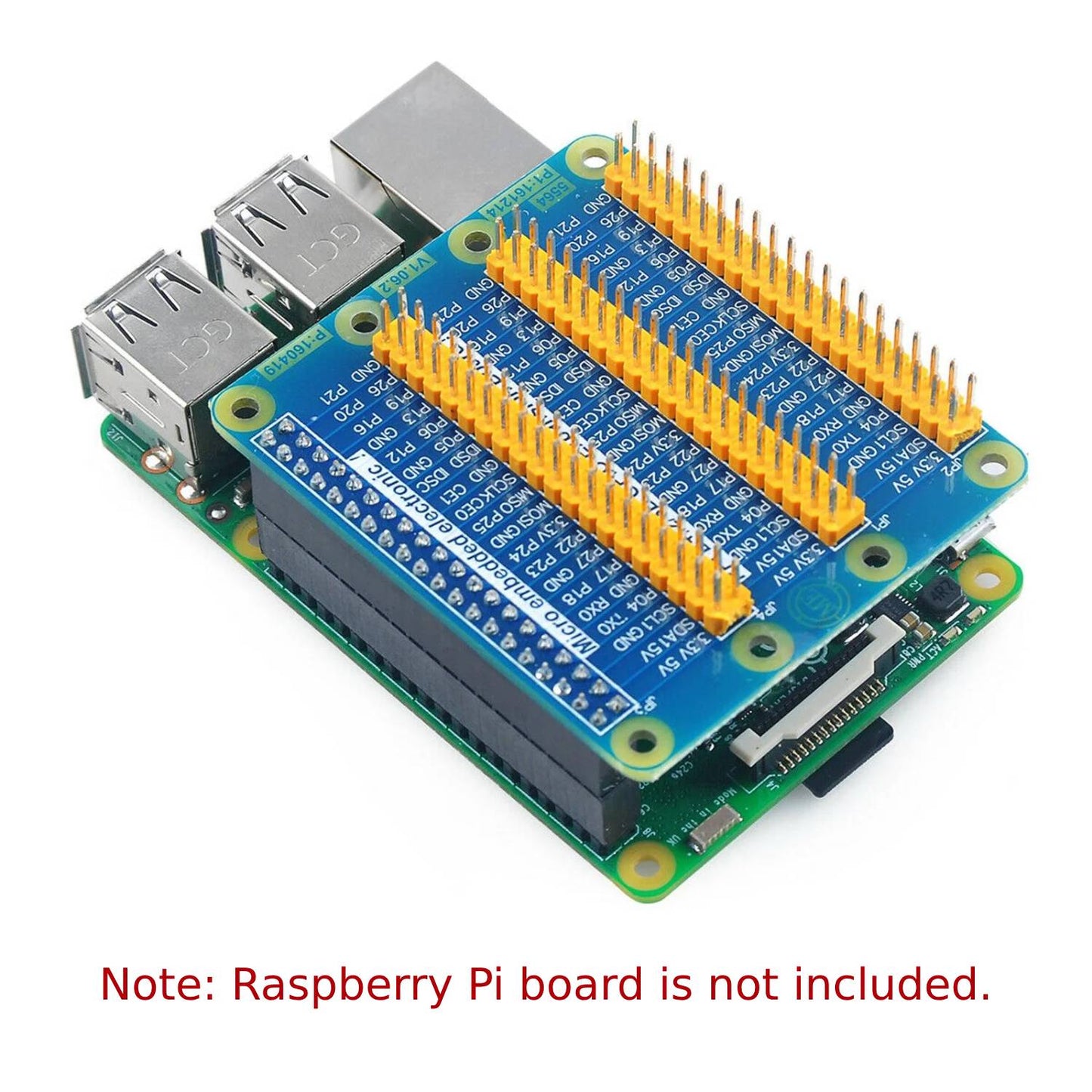 1-to-3 Raspberry Pi GPIO Expansion Board Raspberry Pi GPIO Expander One to Three GPIO Expander Versatile GPIO Board for Raspberry Pi 4 Pi 3 Pi 2 Pi Model B+ - RS181