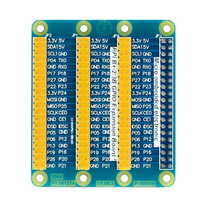 1-to-3 Raspberry Pi GPIO Expansion Board Raspberry Pi GPIO Expander One to Three GPIO Expander Versatile GPIO Board for Raspberry Pi 4 Pi 3 Pi 2 Pi Model B+ - RS181