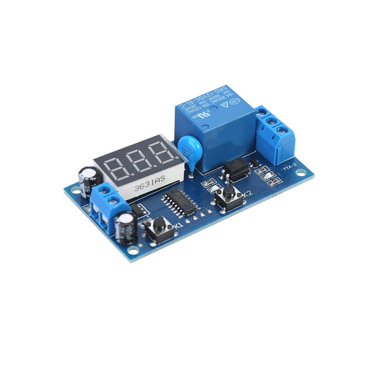 DC 12V Infinite Cycle Delay Timing Timer Relay ON OFF Switch Loop Module with LED Display - RS1816 - REES52