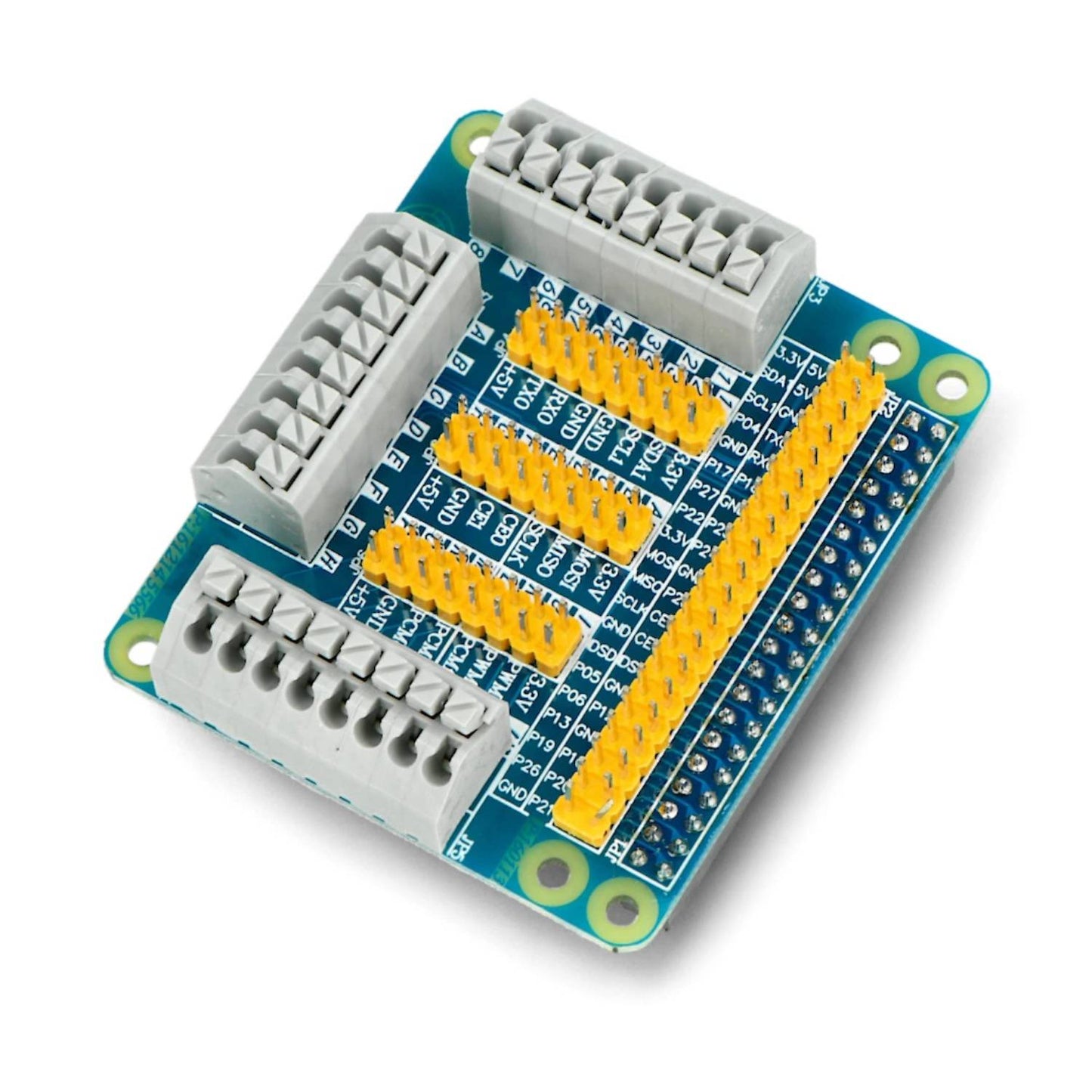 Raspberry Pi GPIO Expansion Board Multi-function GPIO Expansion Board All-in-One GPIO Shield Comprehensive I/O Expansion Board for Raspberry Pi 4/3B/3B+/2B - RS182