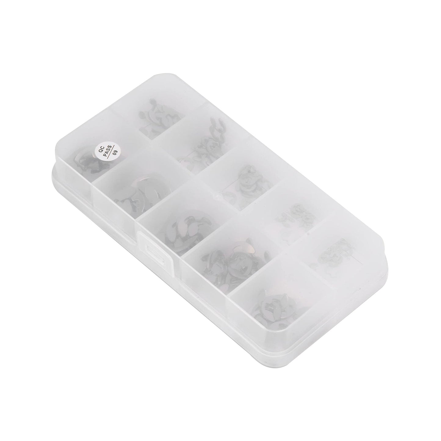 120 Pcs Stainless Steel E Clip Washer Assortment Kit