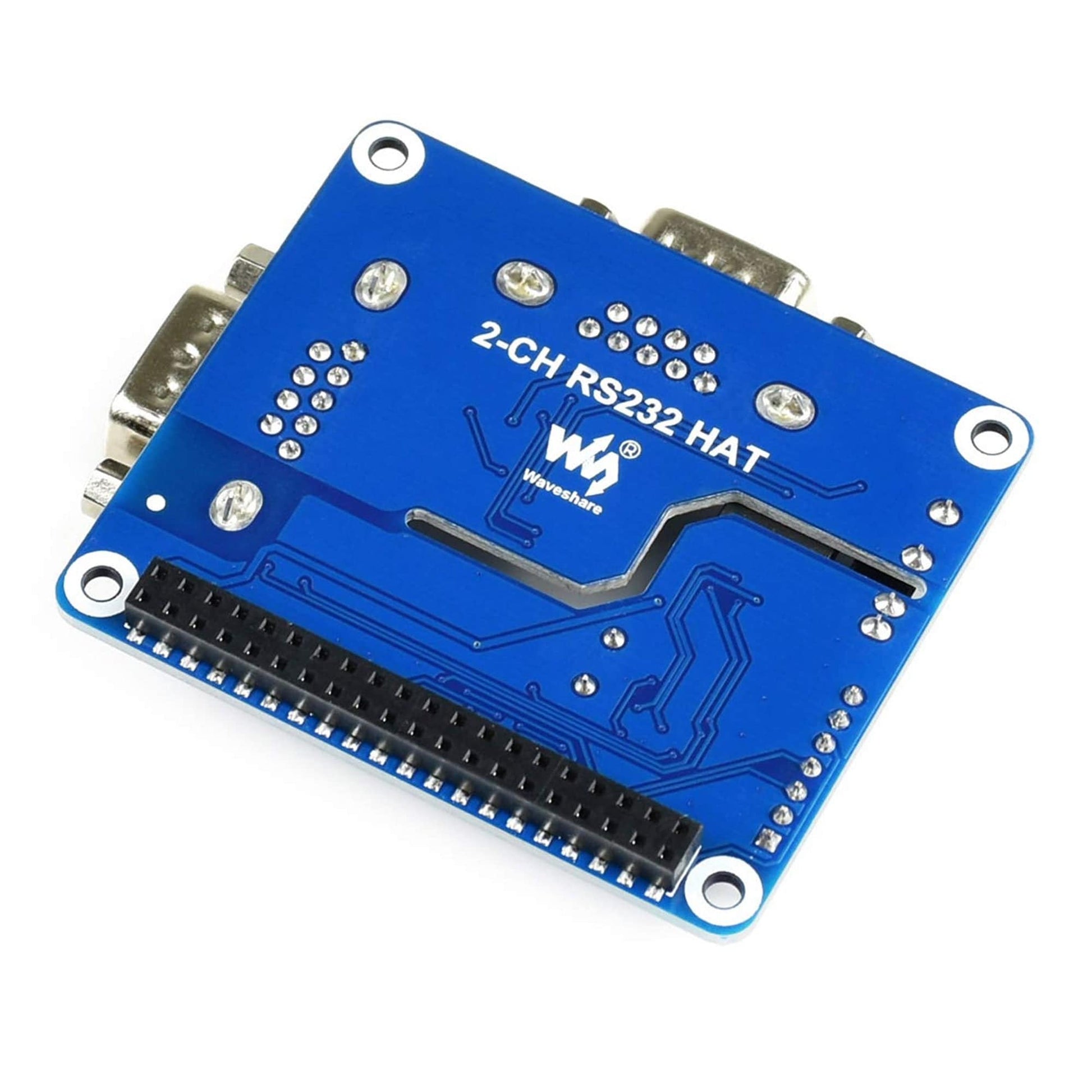 Waveshare 2-Channel Isolated RS232 Expansion HAT for Pi