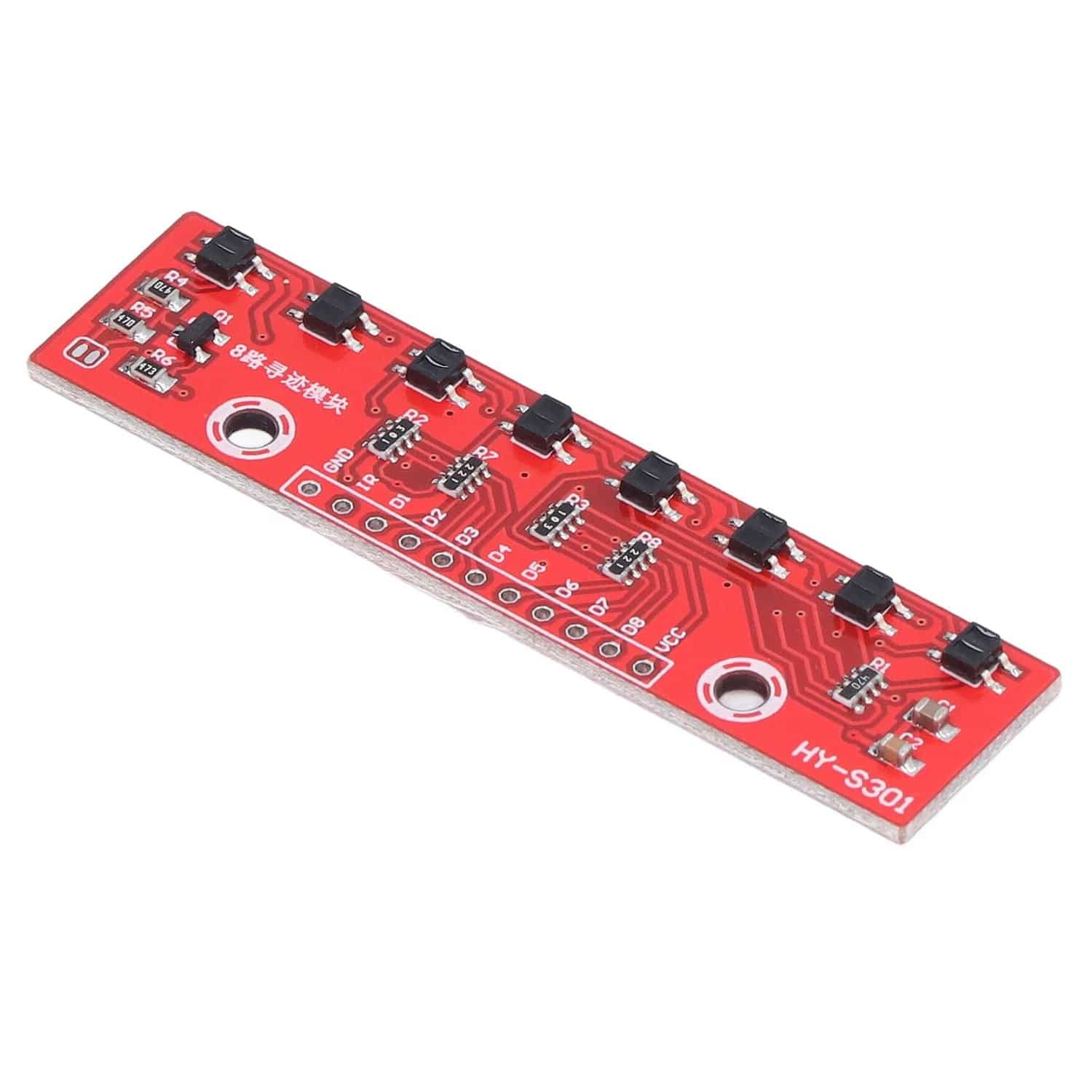 8 Channel Line Tracking Module QTR-8RC Line Following