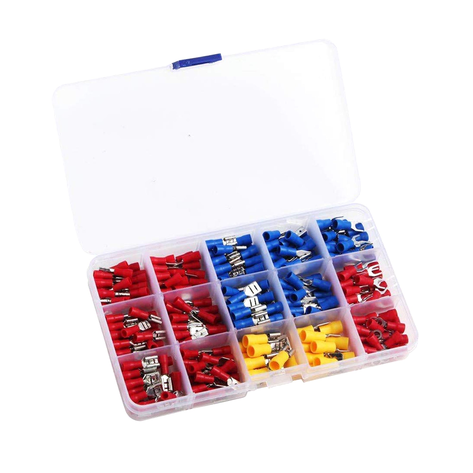 280Pcs Assorted Insulated Wire Copper Crimp Connector, Wire Terminals ...
