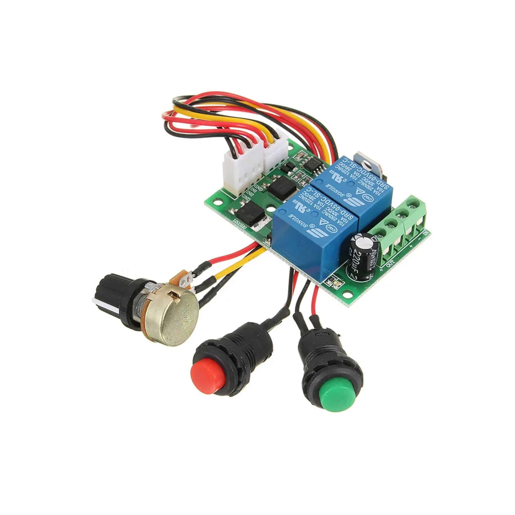 24V DC 12V 3A 21kHz PWM DC Motor Speed Controller – REES52