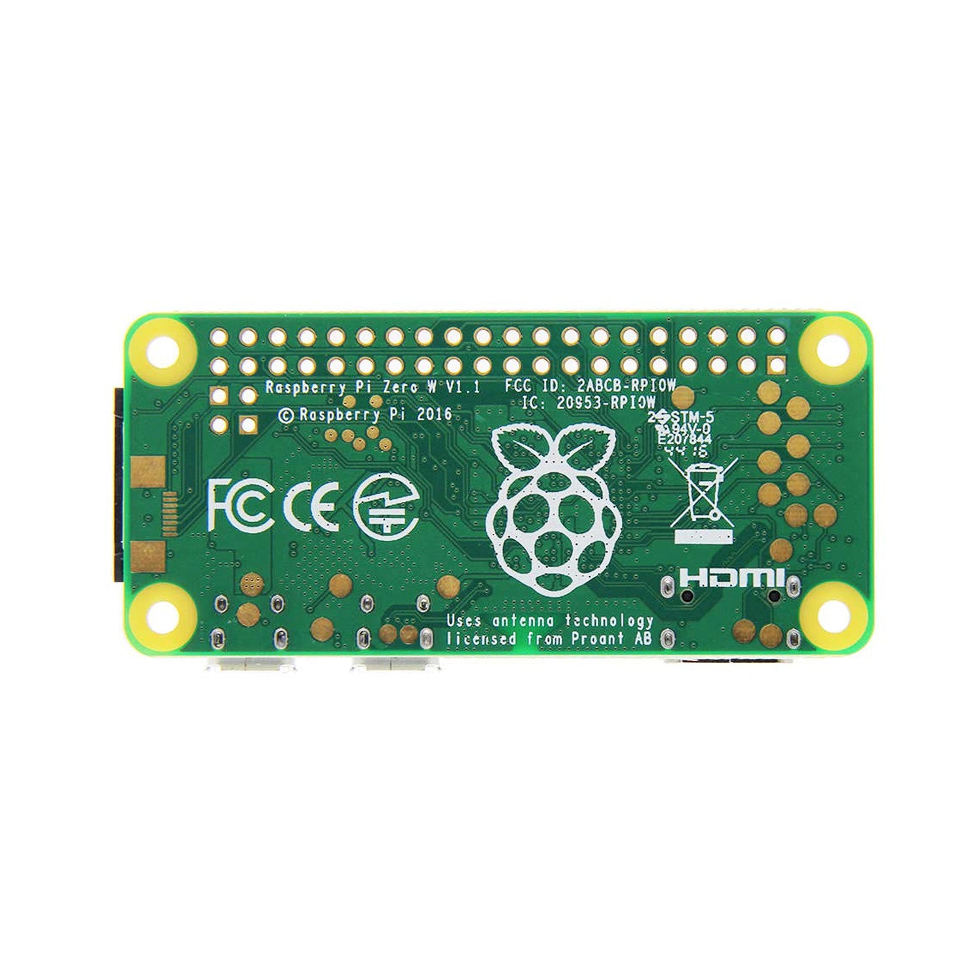 Raspberry Pi Zero W Development Board with Built-in WiFi & Bluetooth ...