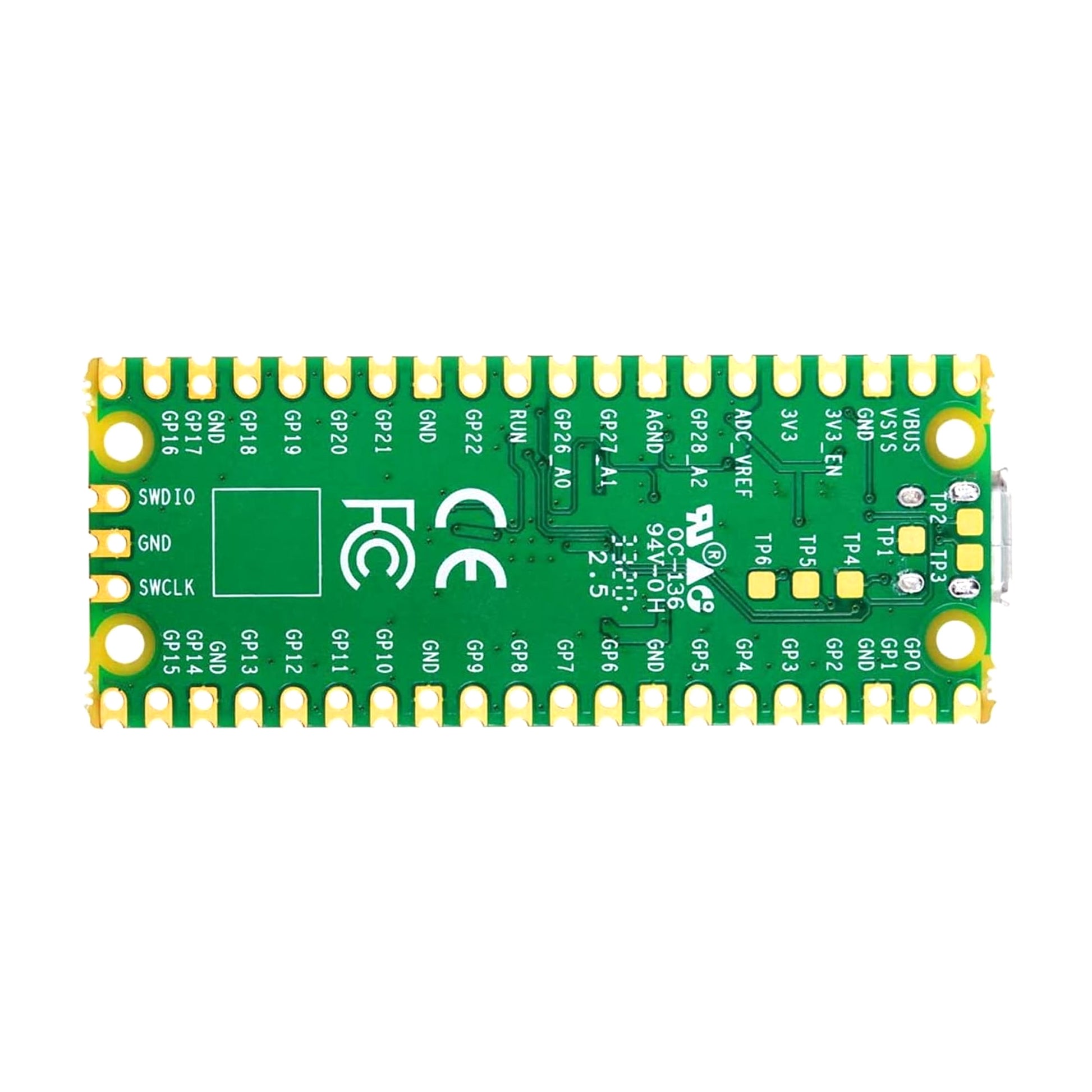 Raspberry Pi Pico Microcontroller Development Board with Versatile Board Built Using RP2040 Chip - RS2650/RS4911 - REES52
