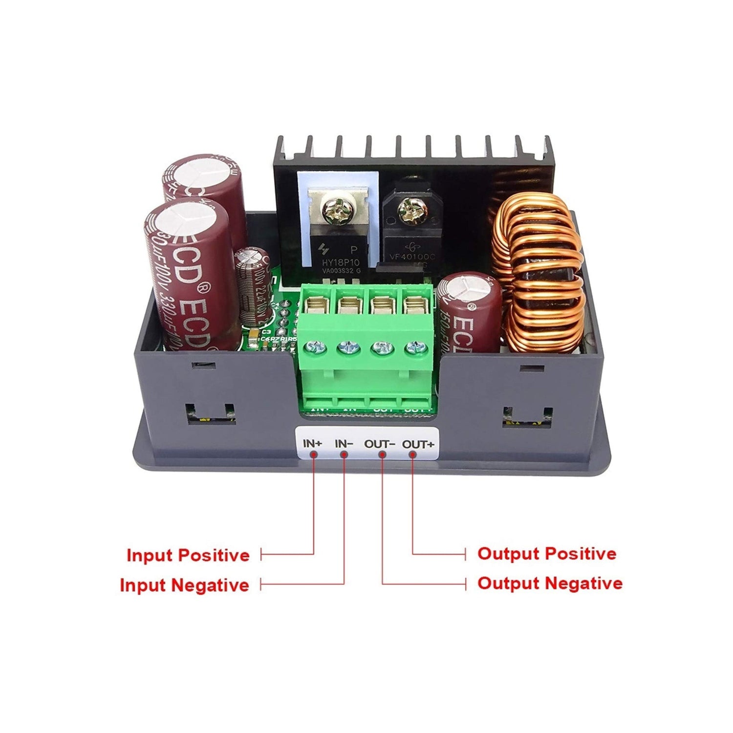 DPS8005 Programmable Constant Voltage Current Step-down Power Supply Module Voltmeter Ammeter Buck Converter 80V 5A - A - RS2730 - REES52