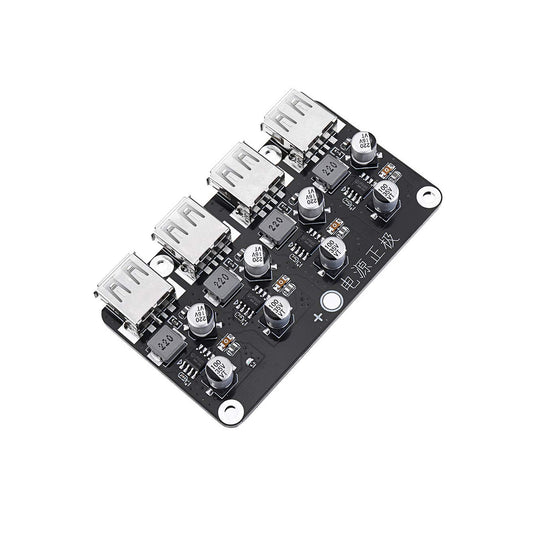 4 USB Fast Charging Module Board 12V24V to QC2.0 QC3.0 Step Down Power Supply Module 12V 24V- RS2732 - REES52