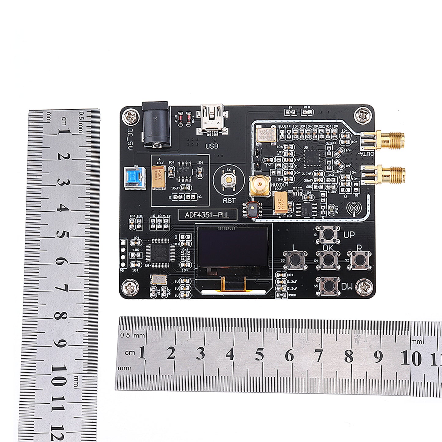 Signal Generator Module 35M-4.4GHz RF Signal Source Frequency Synthesizer ADF4351 Development Board - RS2734 - REES52