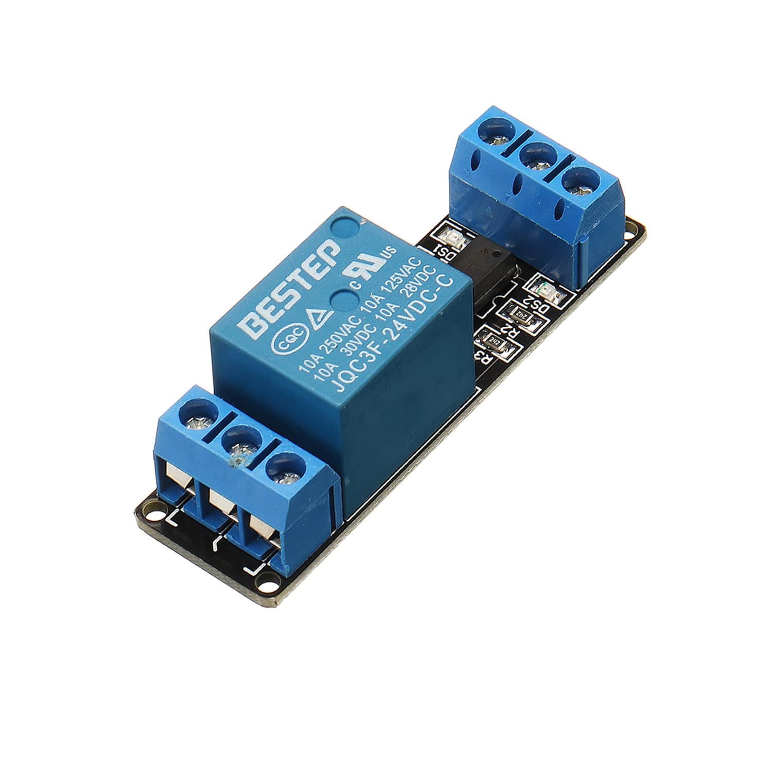 24V 1 Channel Relay Module With Optocoupler – REES52