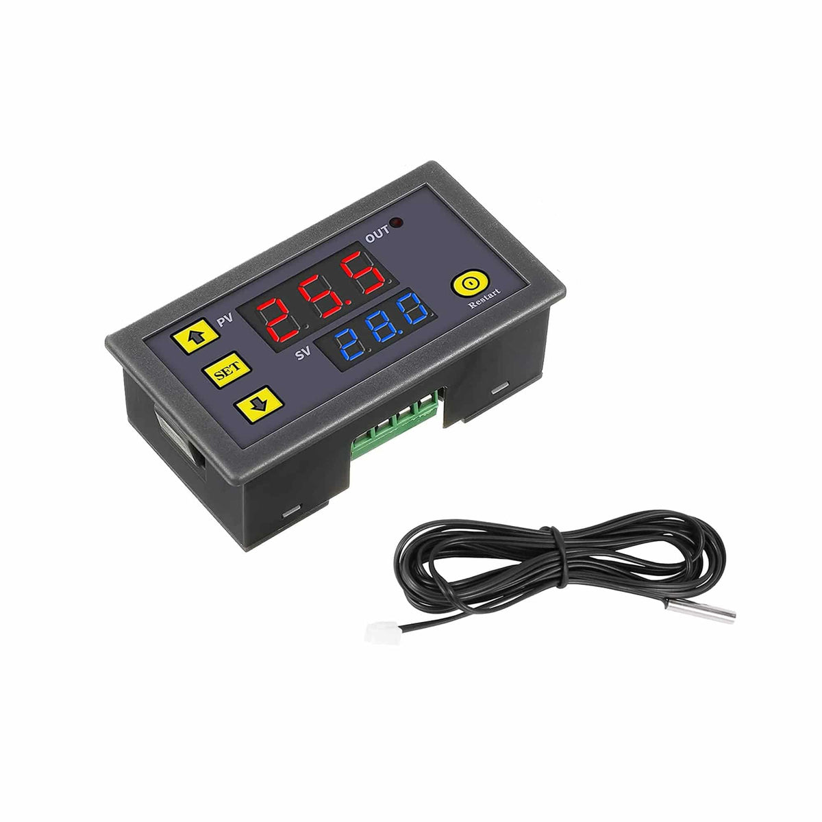 Termostato Con Sonda 2 Regolatori Temperatura Digitale W3230 Termostato 12v Con Sonda Ntc 10k 988357 Termostato Con Sonda 2 Regolatori Temperatura Digitale W3230 Termostato 12v Con Sonda Ntc 10k 988357