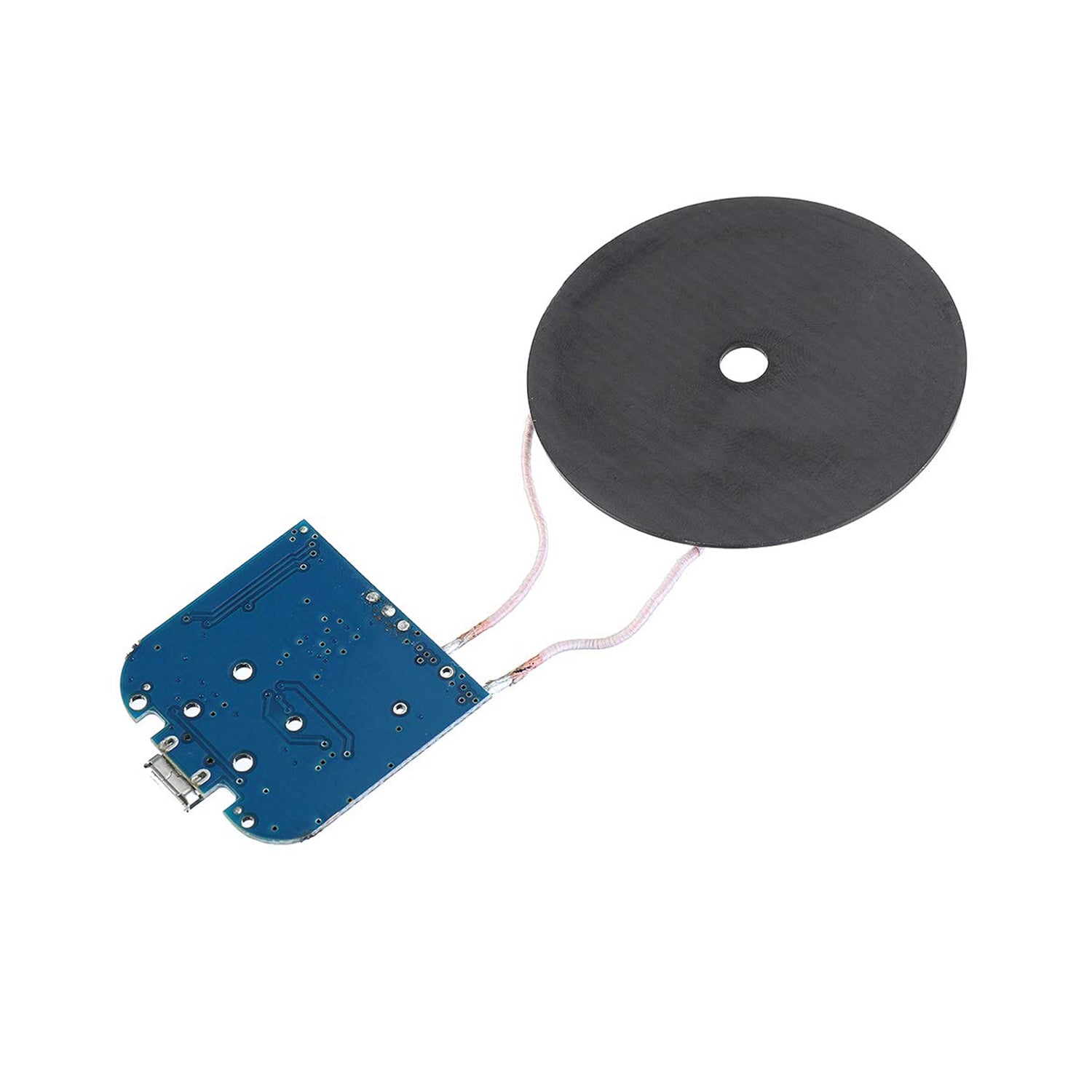 Wireless Phone Charging Module DC 5V Qi Standard Micro USB Input PCBA Circuit Board With Coil for Wireless Phone Charging - Transmitter -  RS3180 - REES52