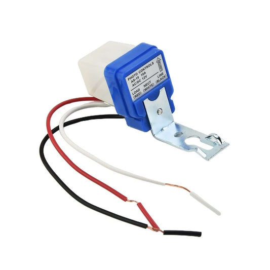 AS-10 12V Light Sensor Switch 10A Auto On-Off Photocell