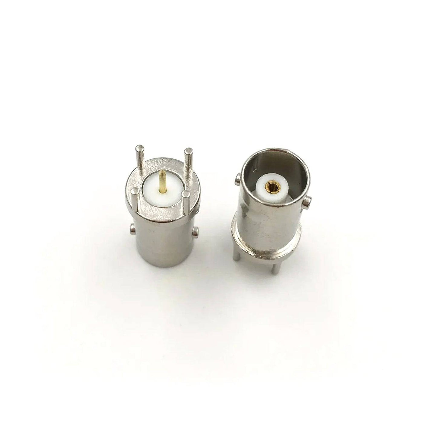 Female BNC Jack Connector Zinc Alloy Receptacle PCB Mount