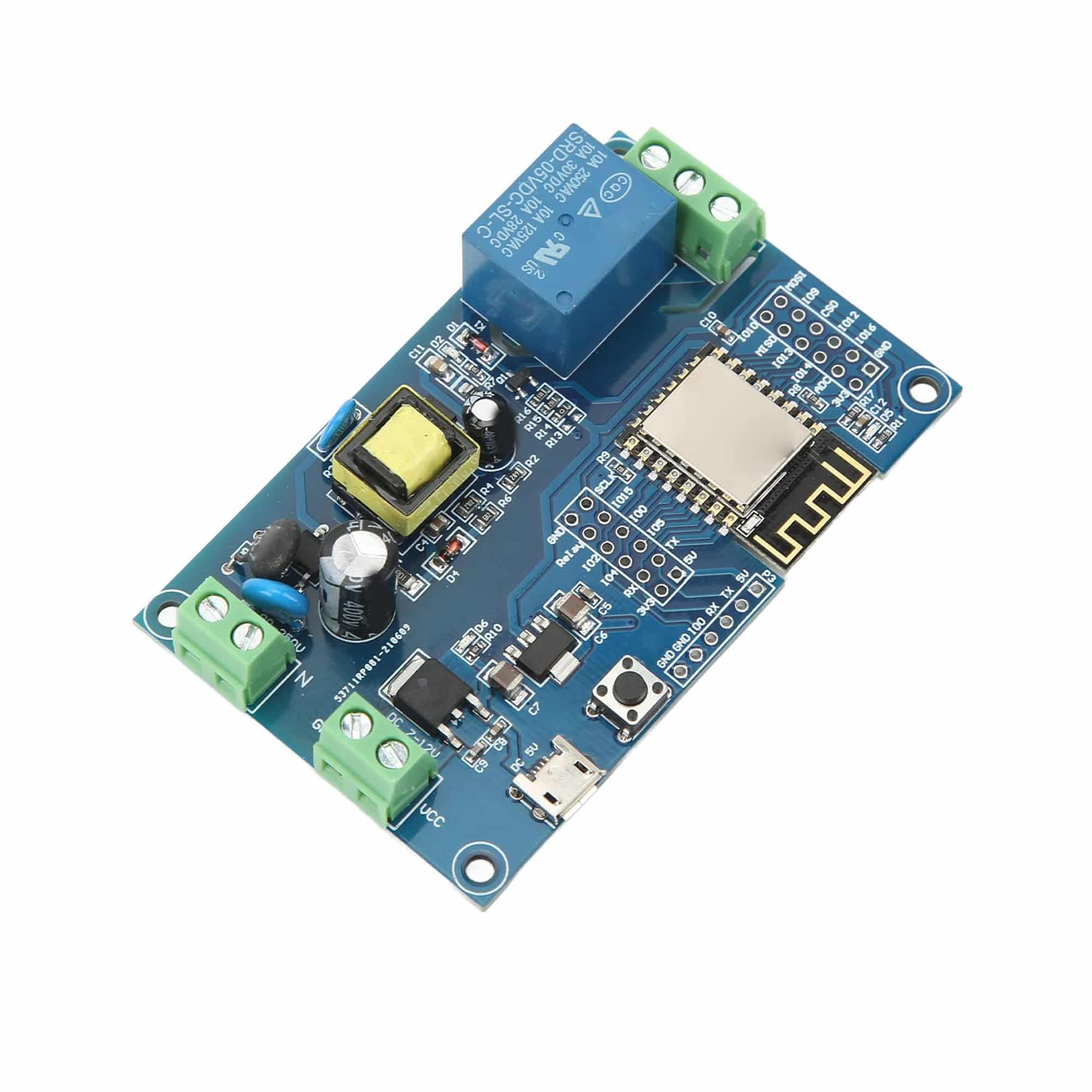 AC90-250V ESP8266 Wireless WIFI Relay Module 1 Channel – REES52