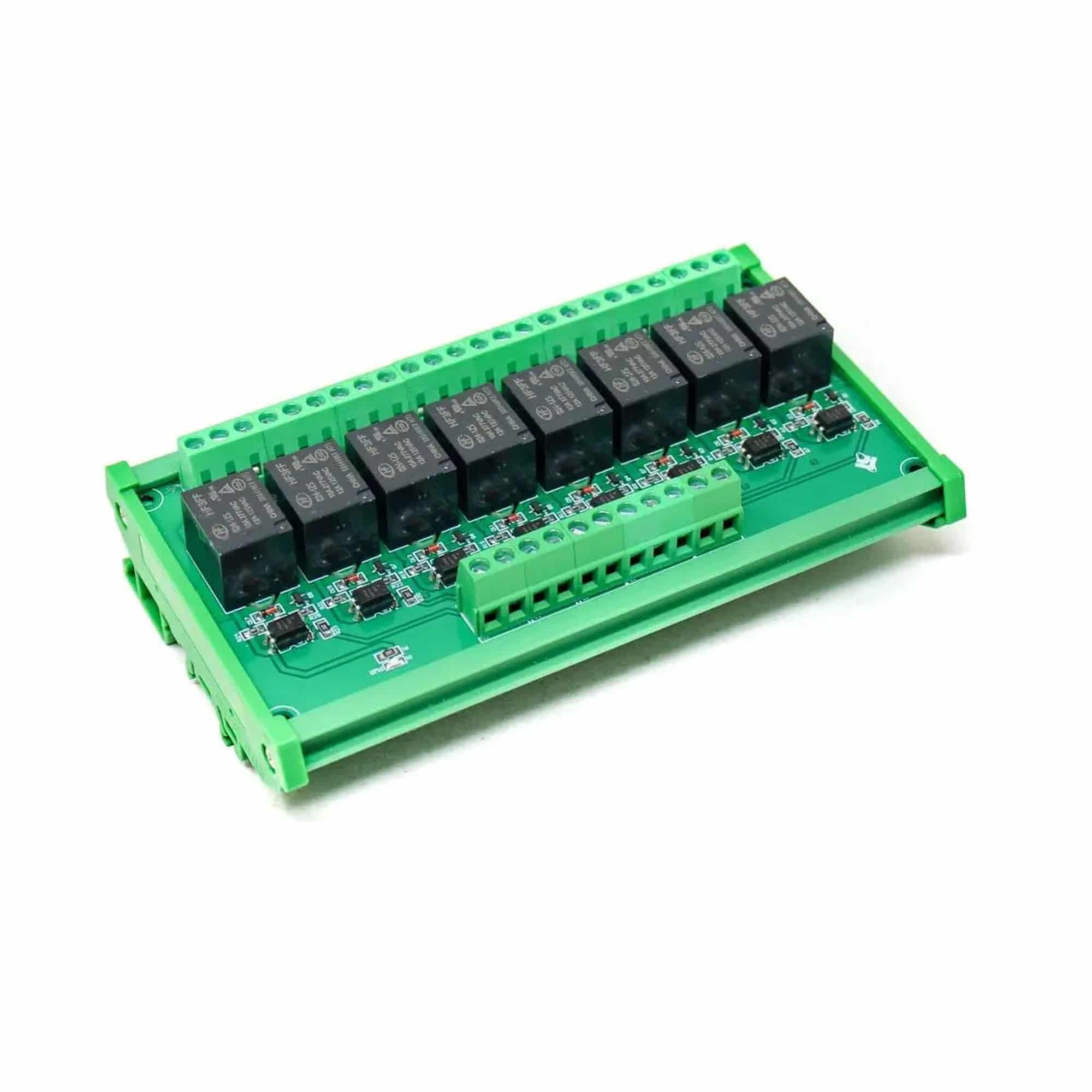 thumbnail interactive-video image 1 of 5V 8 Channel Relay Module With Optocoupler Isolation - High/Low Level Trigger 1 of 3
