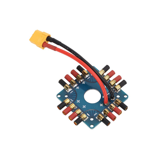 Drone Power Distribution Board ESC Power Distribution Board Soldered XT60 Plug and 3.5mm Banana Bullet Connectors For 250mm Multicopter FPV - RS3485 - REES52