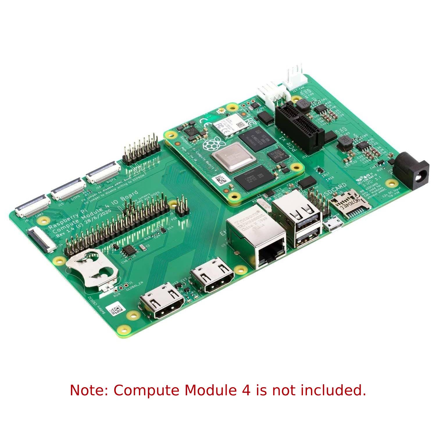 Raspberry Pi Compute Module 4 IO Board CM4 I/O Board Expansion Board for Raspberry Pi CM4 I/O Expansion Board for Compute Module 4 - RS3511