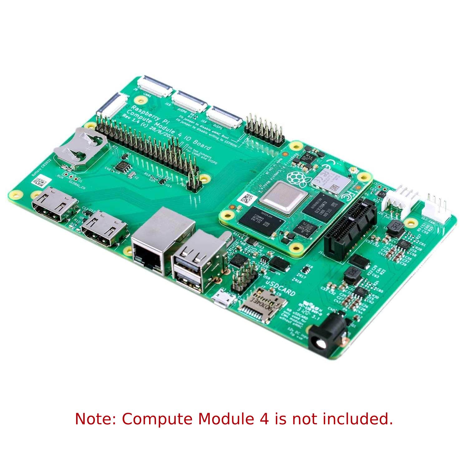 Raspberry Pi Compute Module 4 IO Board CM4 I/O Board Expansion Board for Raspberry Pi CM4 I/O Expansion Board for Compute Module 4 - RS3511