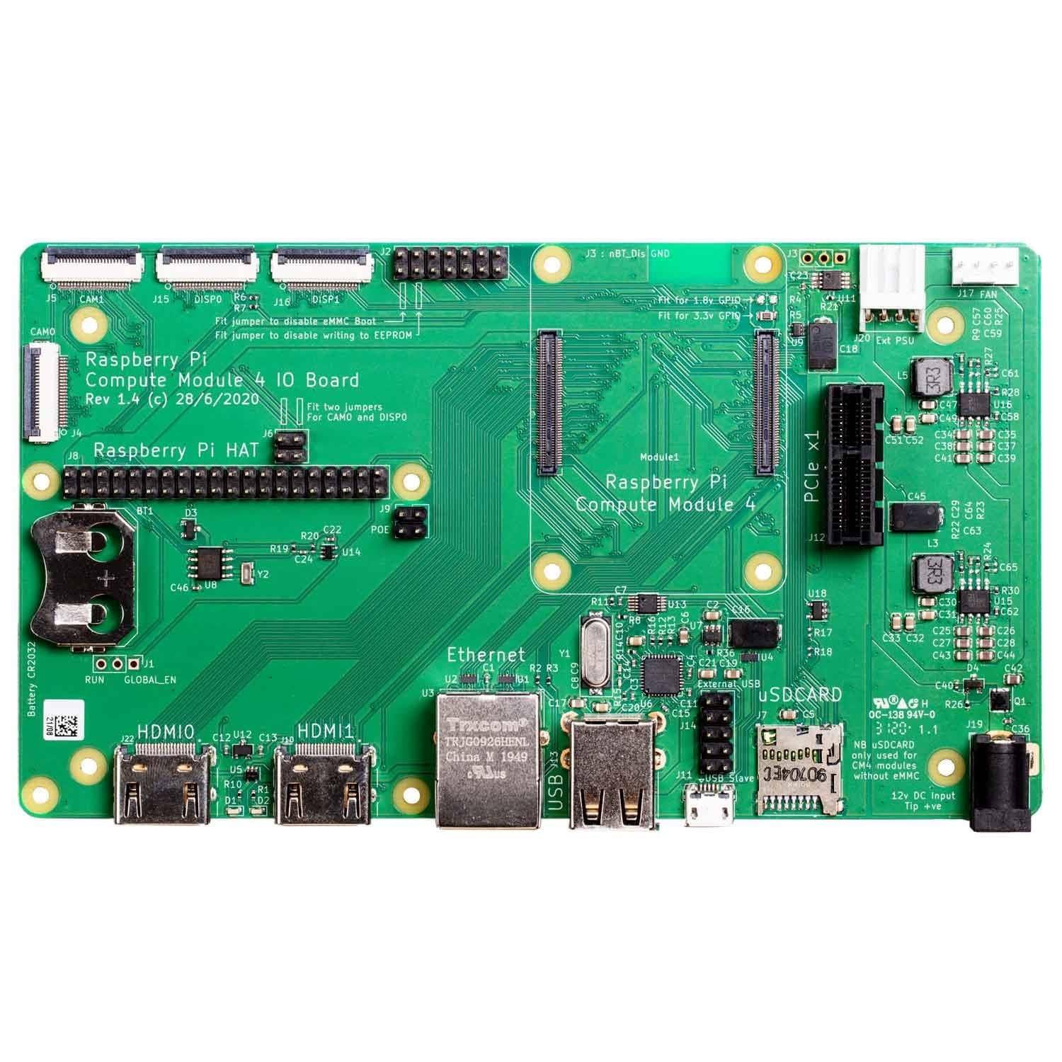 Raspberry Pi Compute Module 4 IO Board CM4 I/O Board Expansion Board for Raspberry Pi CM4 I/O Expansion Board for Compute Module 4 - RS3511