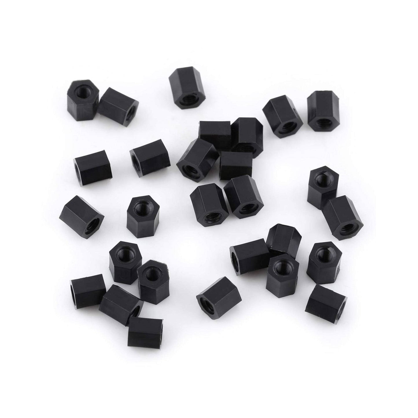 M3x6MM Nylon Hex Spacer Female to Female - Pack of 10