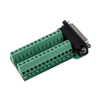 DB25-M2 DB25 to Terminal Block With Nut (Female DB25) DB25 To Terminal Block Connector DB25 Male to Terminal Block Adapter For DIY Electronics - RS3928