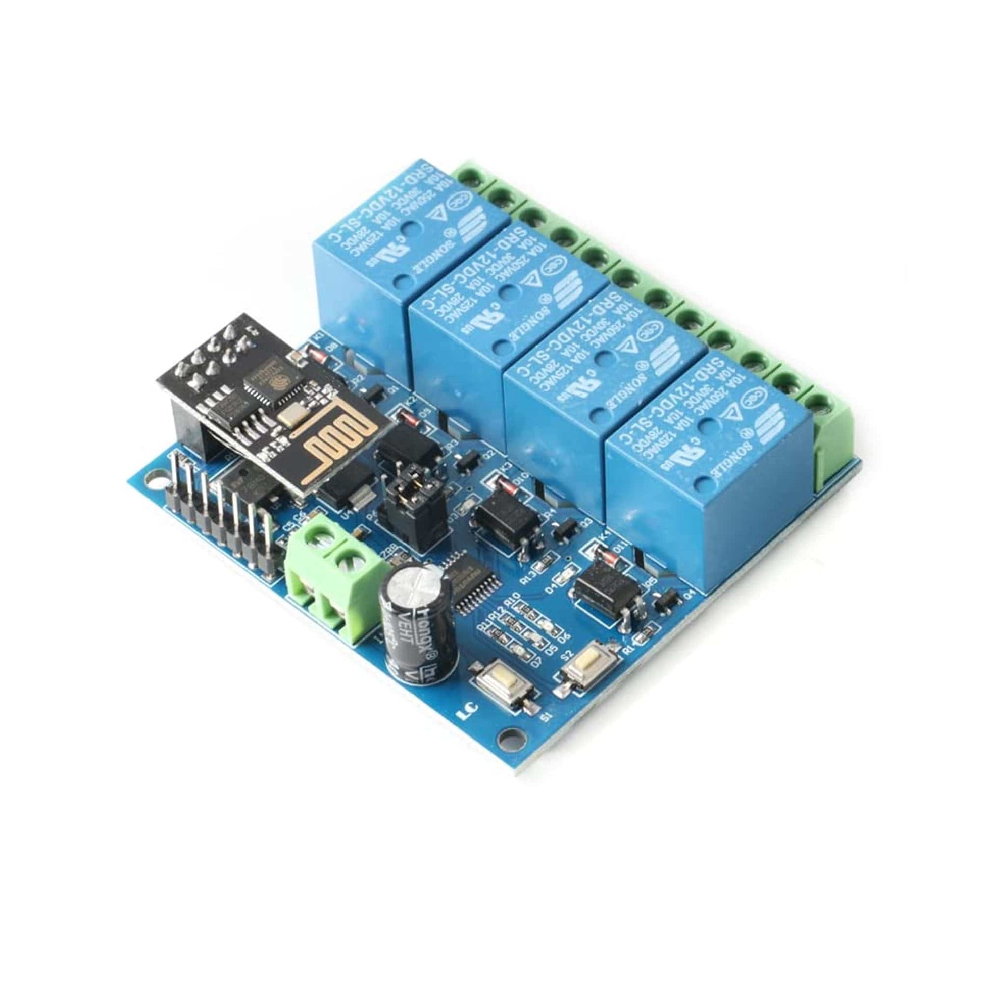 ESP8266 ESP-01 12V 4 Channels WiFi Relay Switch