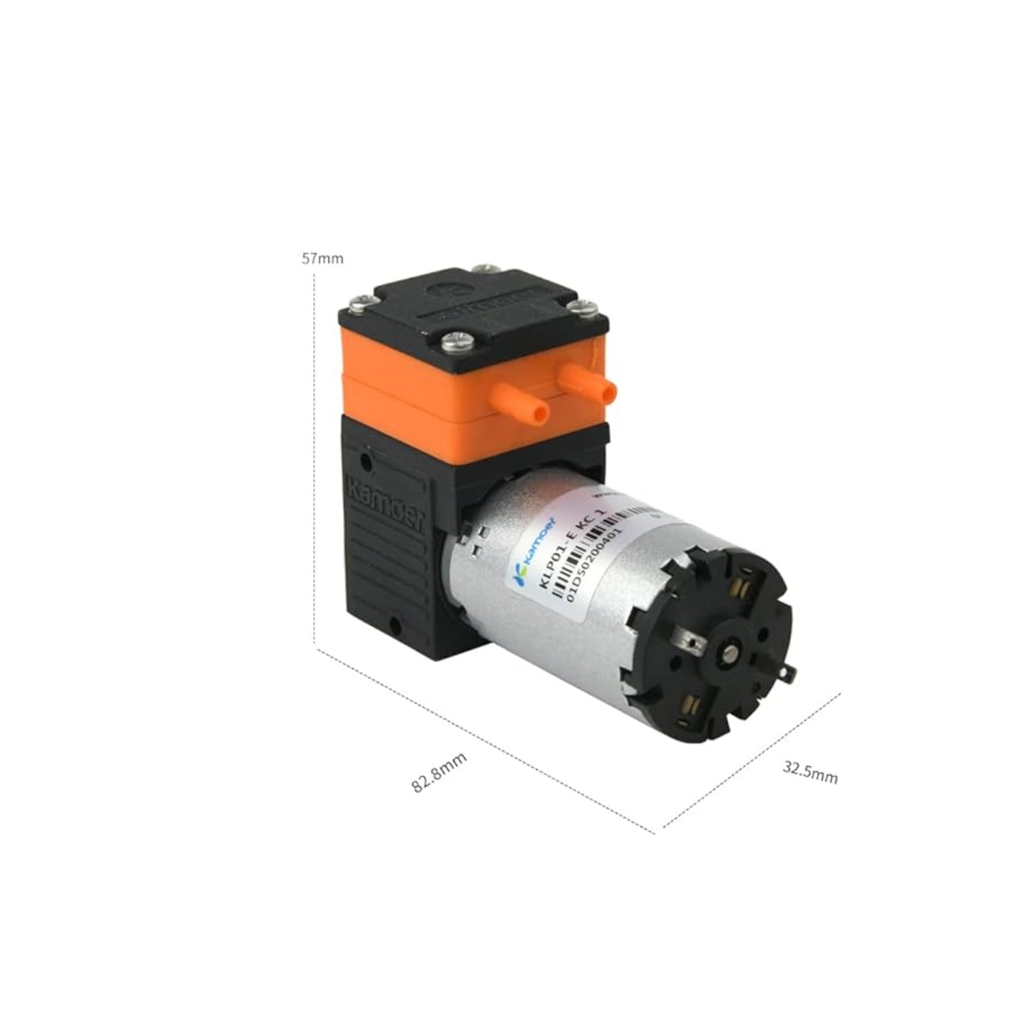 Kamoer 12V Diaphragm Pump 350ml/min Liquid Diaphragm Pump Self Priming Peristaltic Pump High Flow Rate Low Noise Ideal For Water Transfer and Industrial Applications - RS4082