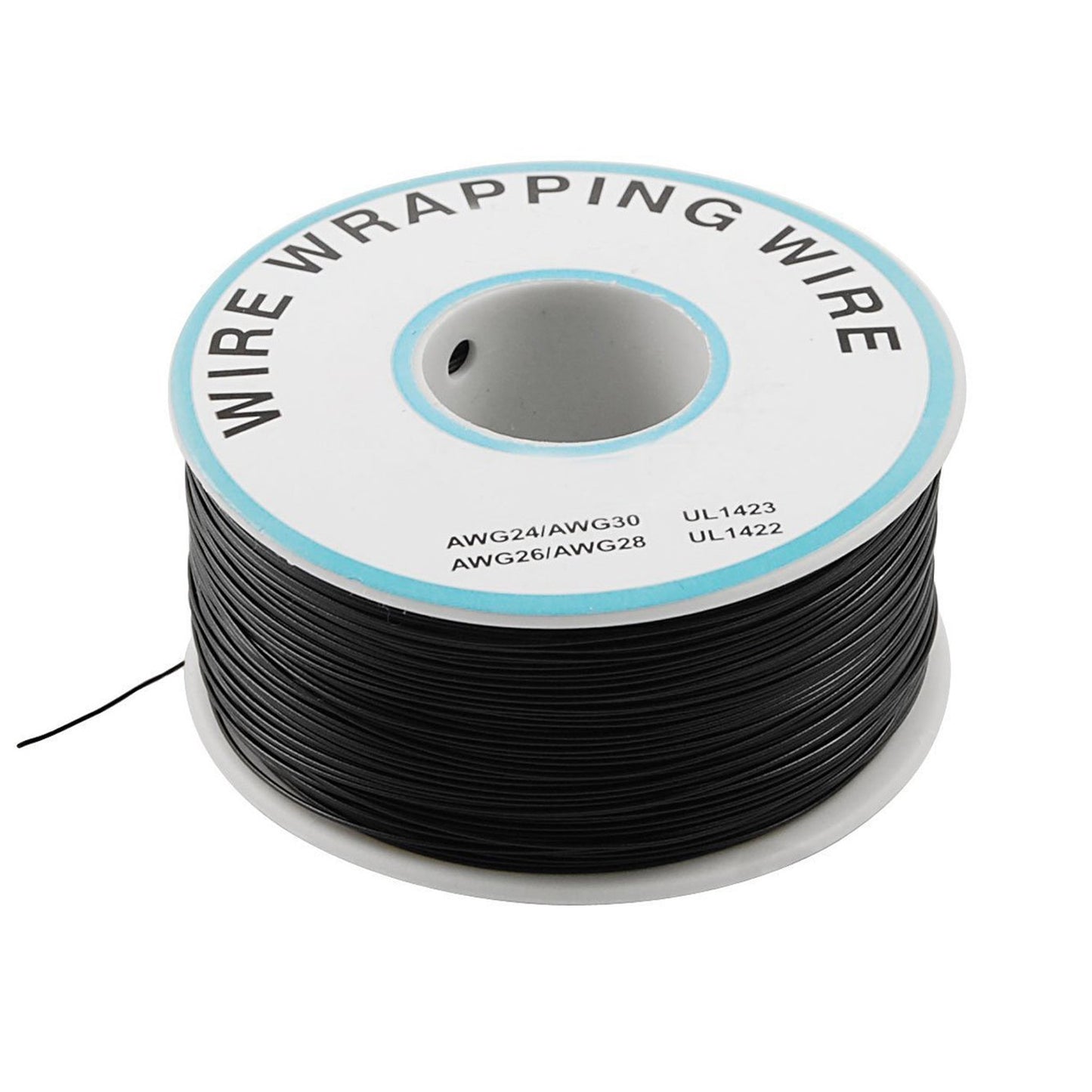 30AWG Wire Wrapping Wire 230m PVC Coated 30AWG Wire High-Quality 30AWG Wire Wrapping Wire (230m) P/N B-30-1000 PVC Insulation for Wire Protection - Black - RS4175