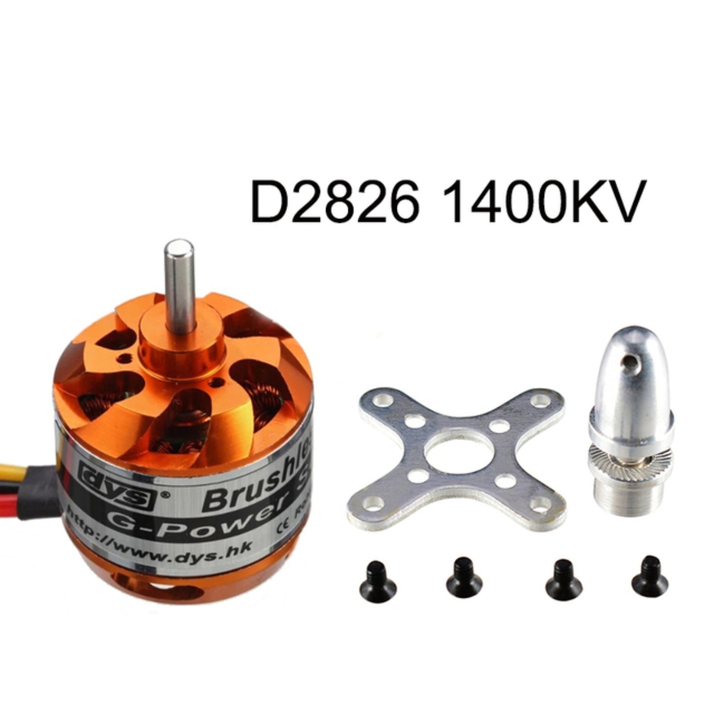 DYS D2826-10 Brushless Drone Motor 1400KV Outrunner Brushless Motor High-Performance Drone Motor Efficient Brushless Motor For FPV Drones For Quadcopters And Drone Applications (Original) - RS4264