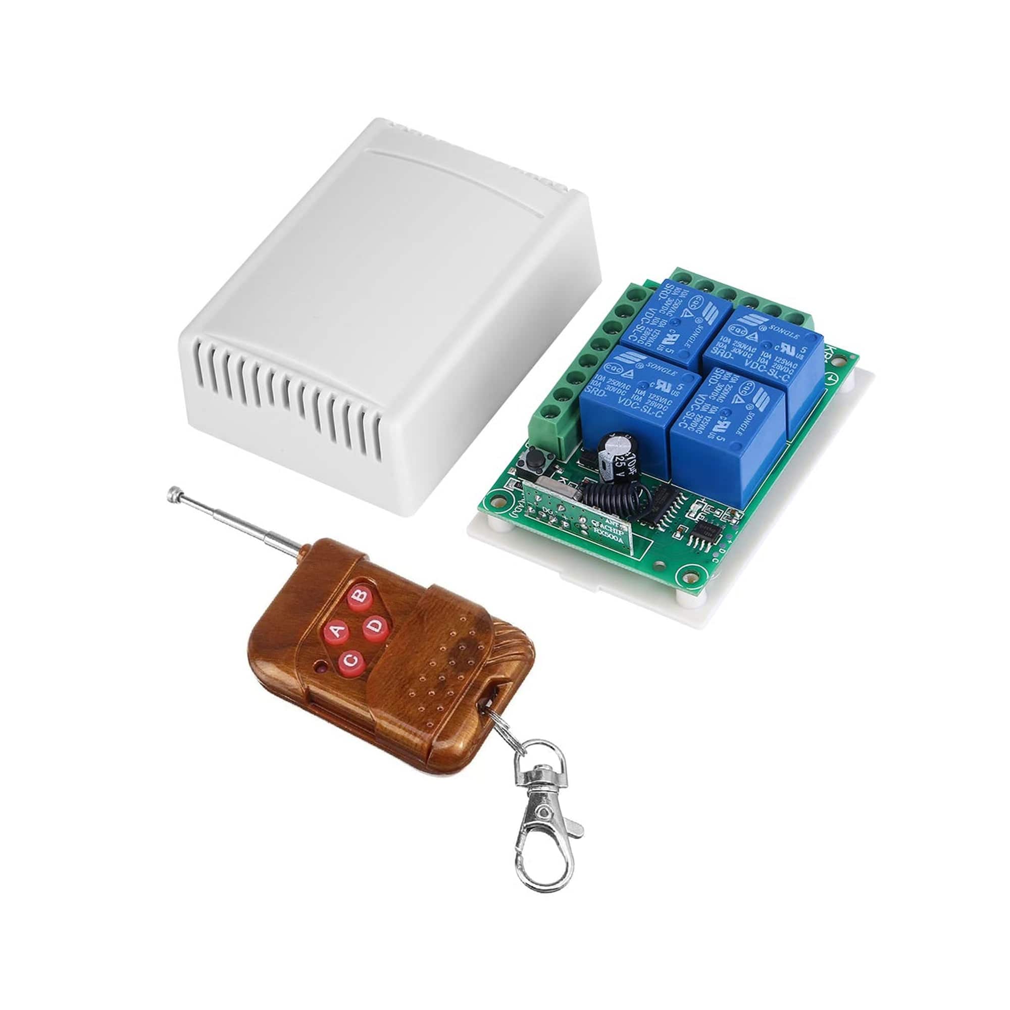 433MHz Wireless Relay Module With RF Remote Control Switch