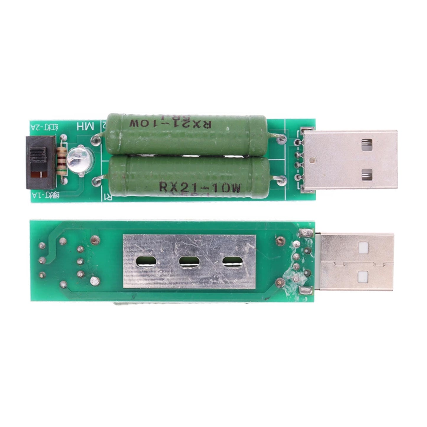 USB Mini Discharge Load Resistor 2A/1A with 1A Green LED 2A Red LED Mini Discharge Load Resistor - RS4811 - REES52