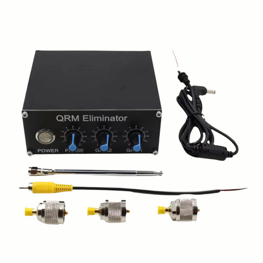 QRM Eliminator X-Phase 1-30MHz HF Band QRM Eliminator X-Phase Aluminum Alloy QRM Eliminator X-Phase Professional QRM Eliminator For HF Bands High-Quality Noise Canceller Aluminum Housing QRM Eliminator - RS5154