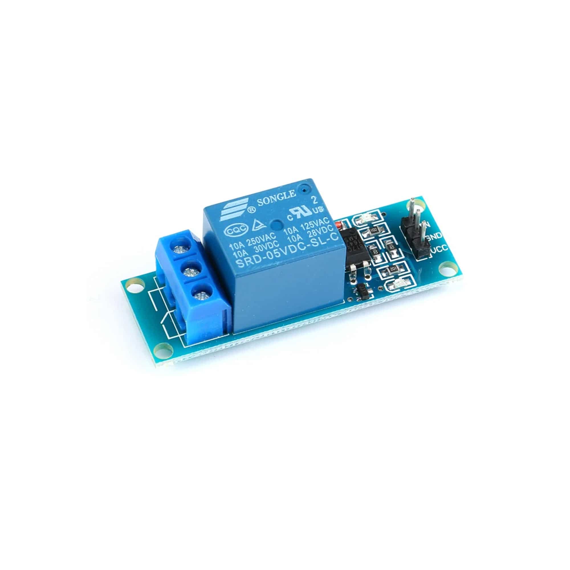 Relay 5v With Module 5V 1 Channel Relay Module 1 Channel 5V Relay Module with Optocoupler ...