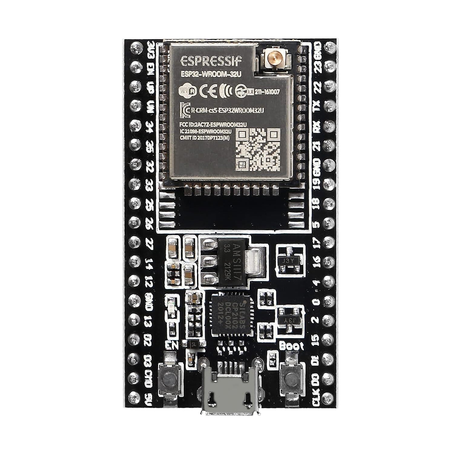 ESP32-DevKitC Core Board ESP32 Development Board ESP32-WROOM-32D ESP32-WROOM-32U-38 PIN for Compatible with Arduino UNO - 38 Pins - RS5476 - REES52