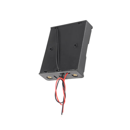 3x18650 Battery Holder Black Plastic Storage Box Case Holder