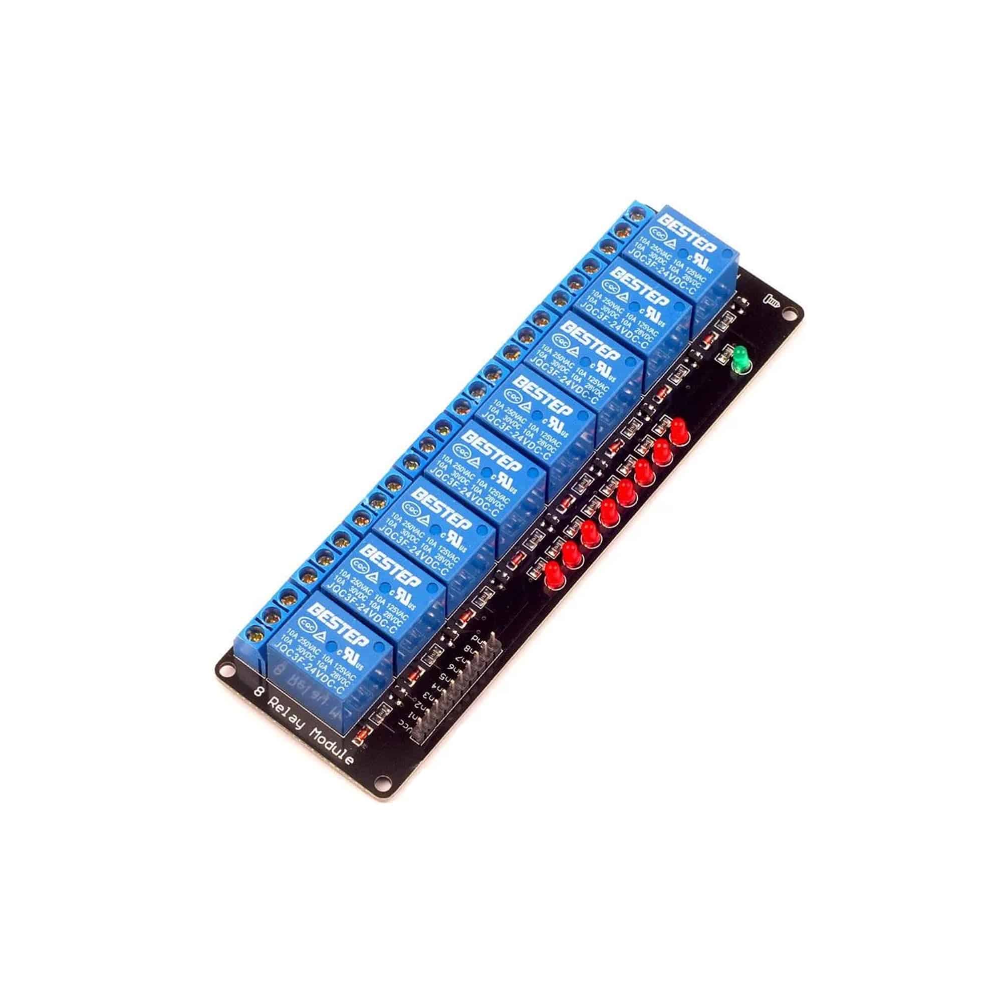 8 Channel 24V Relay Module Shield for Arduino Meage – REES52